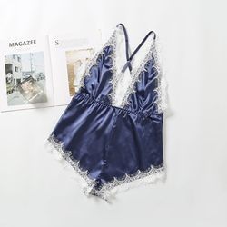 Female Soft Sexy Bodysuit Lingerie Mature Women Babydoll Transparent Sexy Underwear