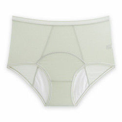 Absorbent Leak Proof Period Underwear High Waist Breathable Tummy Control 3 Layers