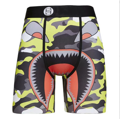 Knitted Mens Polyester Boxers S-3XL Floral Pattern Gym Taslan Shorts