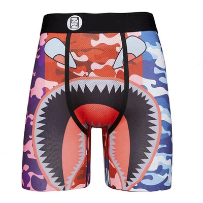 Knitted Mens Polyester Boxers S-3XL Floral Pattern Gym Taslan Shorts