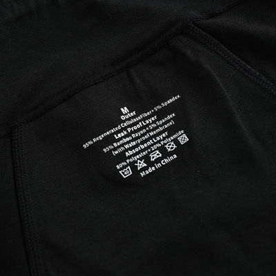 Woman underwear  4 layer period panties high absorbing 25-35ml middle rise