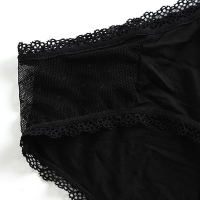 Wholesale Factory Bulk Leak proof 4 layer Transparent Menstrual briefs sexy lace period panties