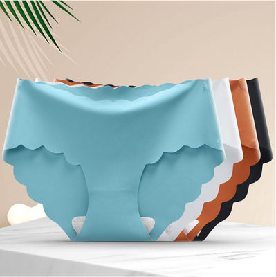 M-XXL Ice Silk Seamless Underwear One Piece Breathable Women Underwear